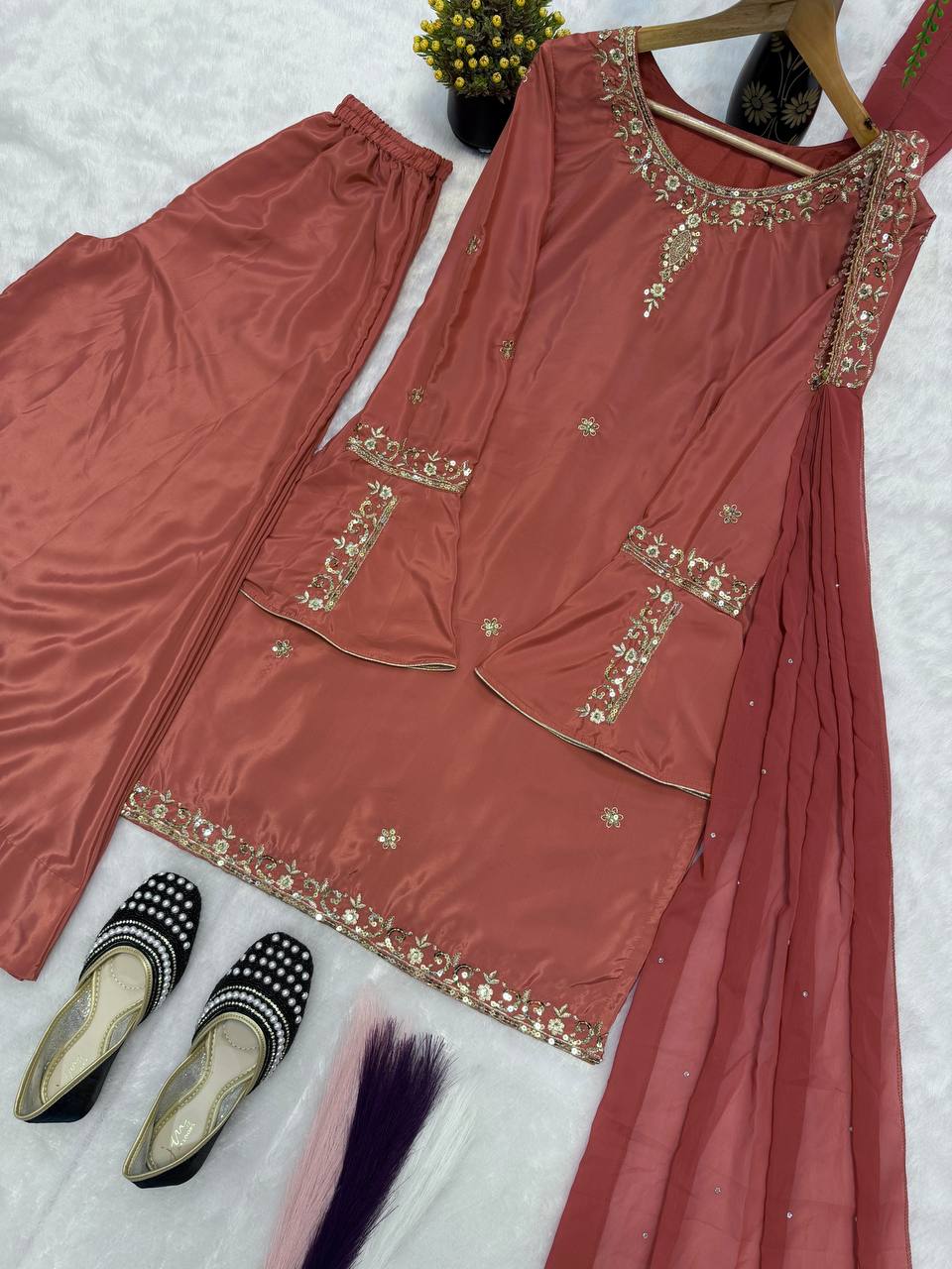 Modern Sienna Bell-Sleeve Silhouette